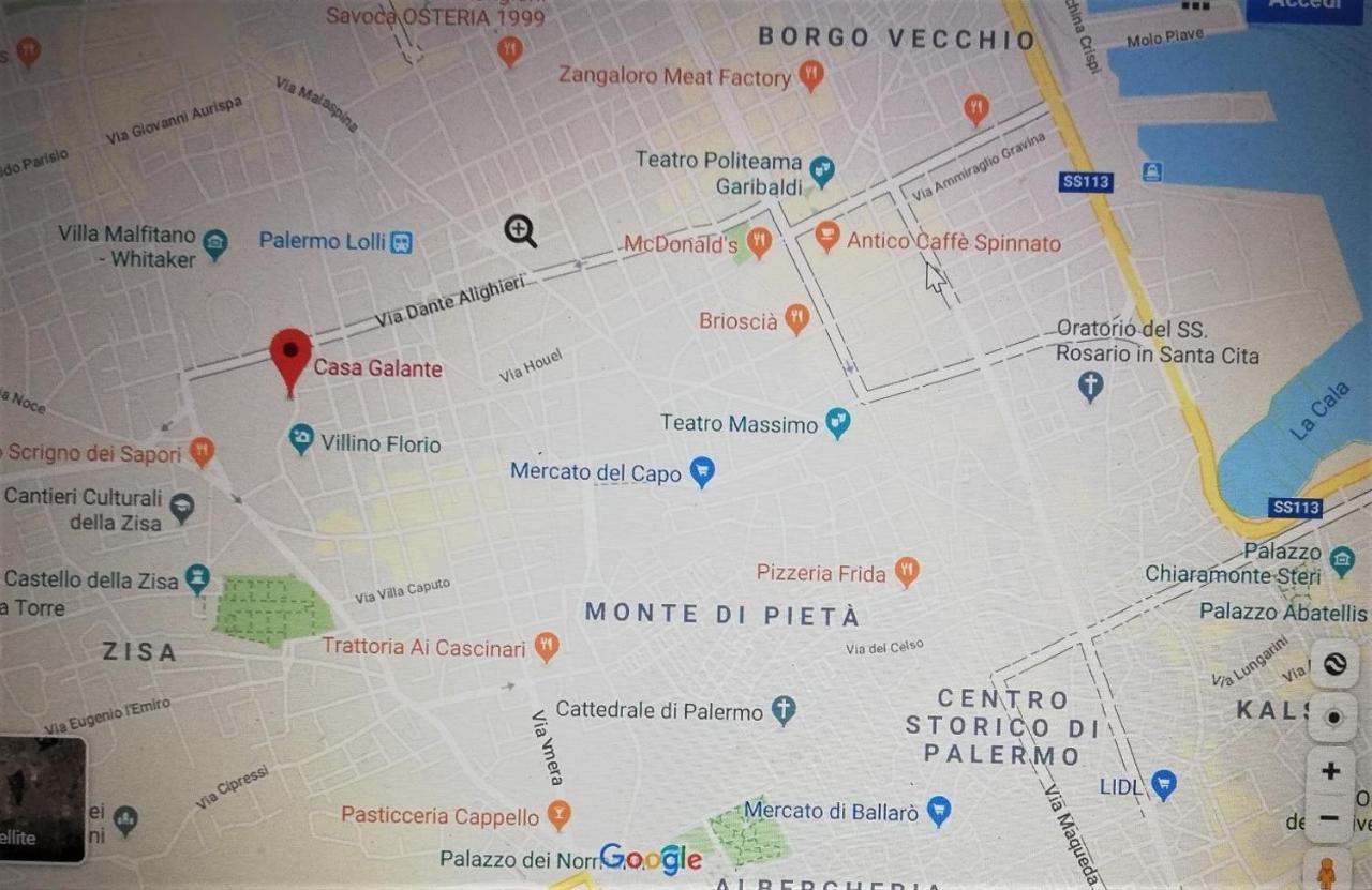 Casa Galante Hotel Palermo Ngoại thất bức ảnh